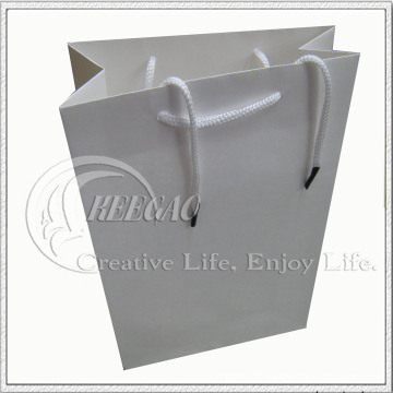Sac en papier cadeau blanc (KG-PB030)